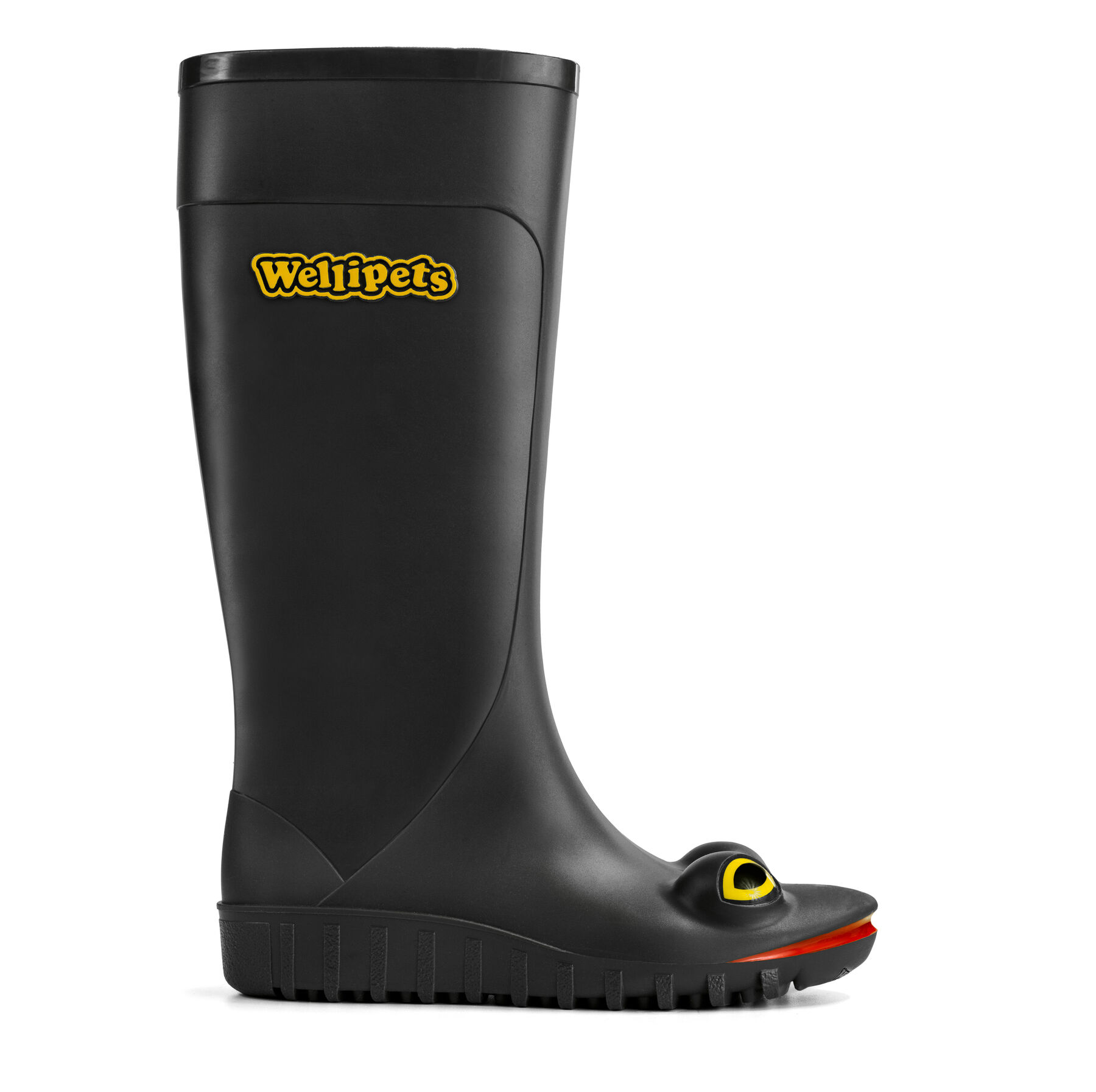 Frog Wellingtons Matt Black | Wellipets