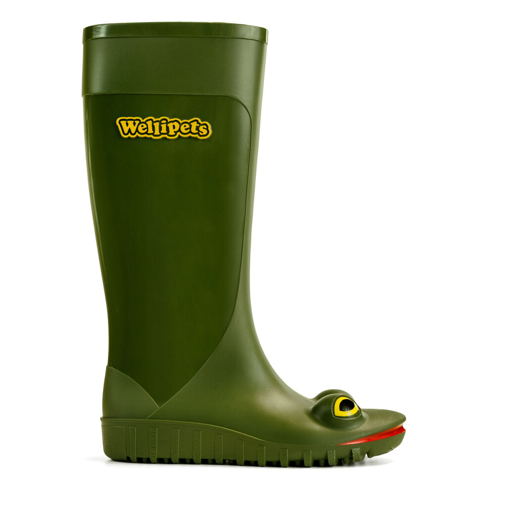 Frog Wellingtons Green | Wellipets