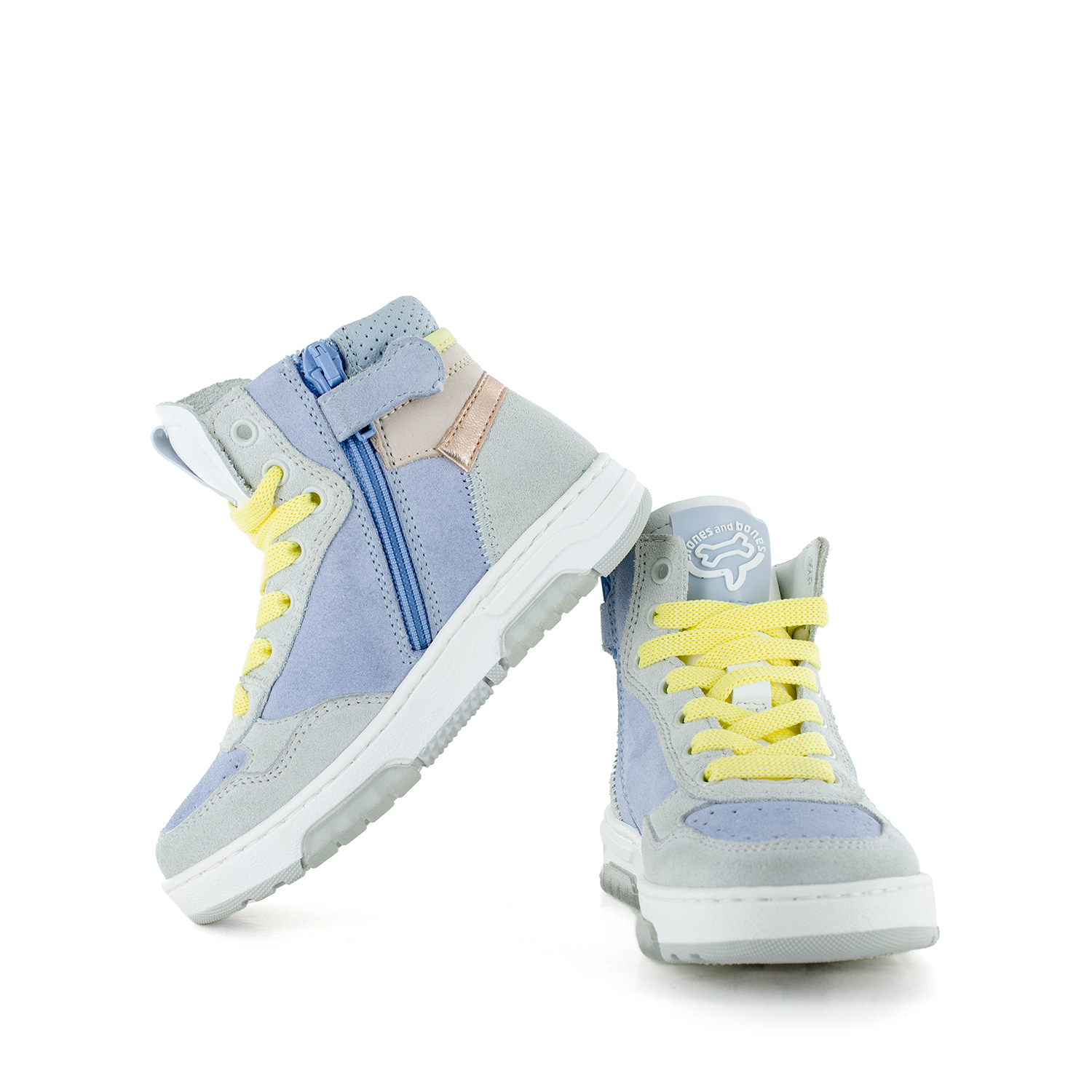 RICET crs - calf ice-blue + off white