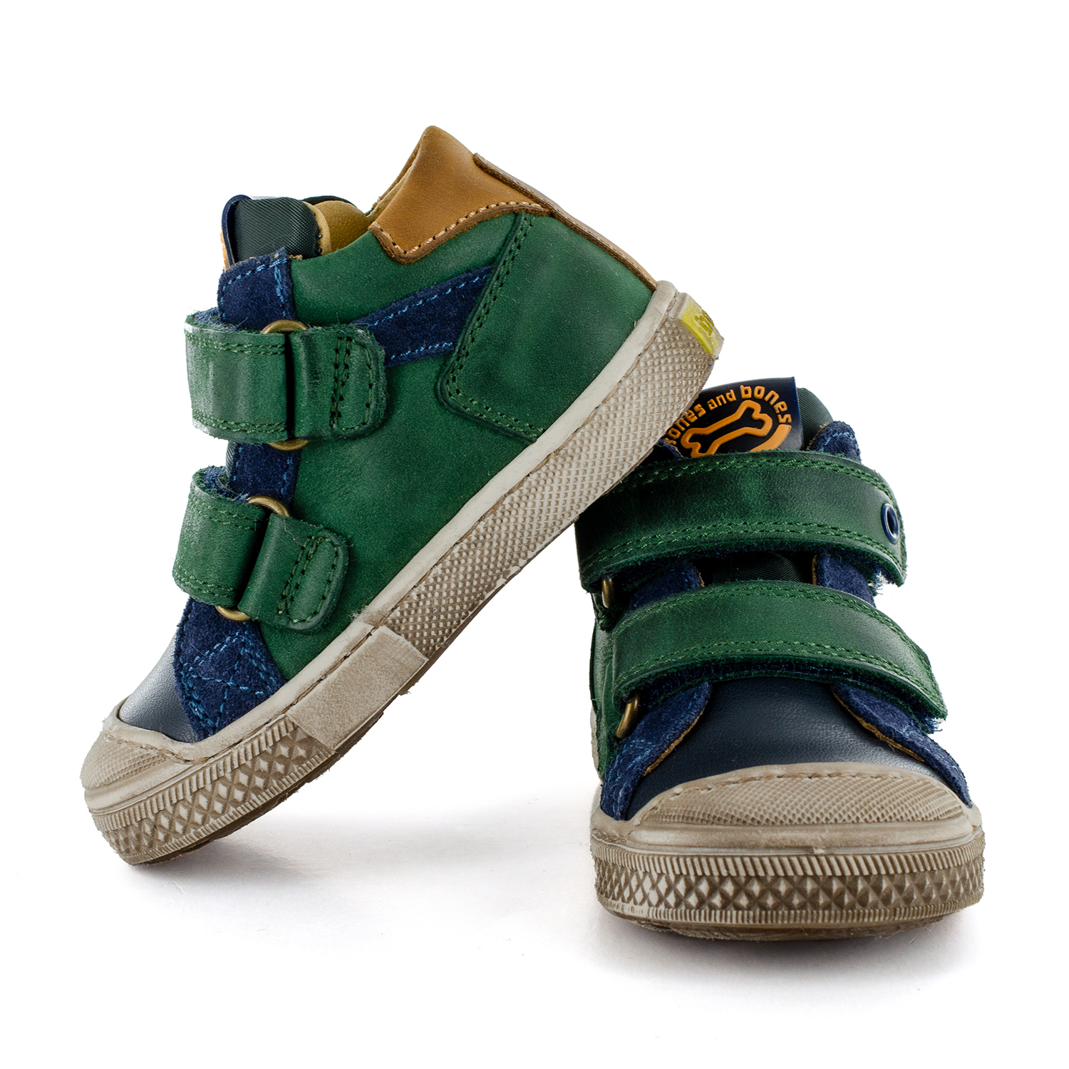 LOCK calf d.green + navy