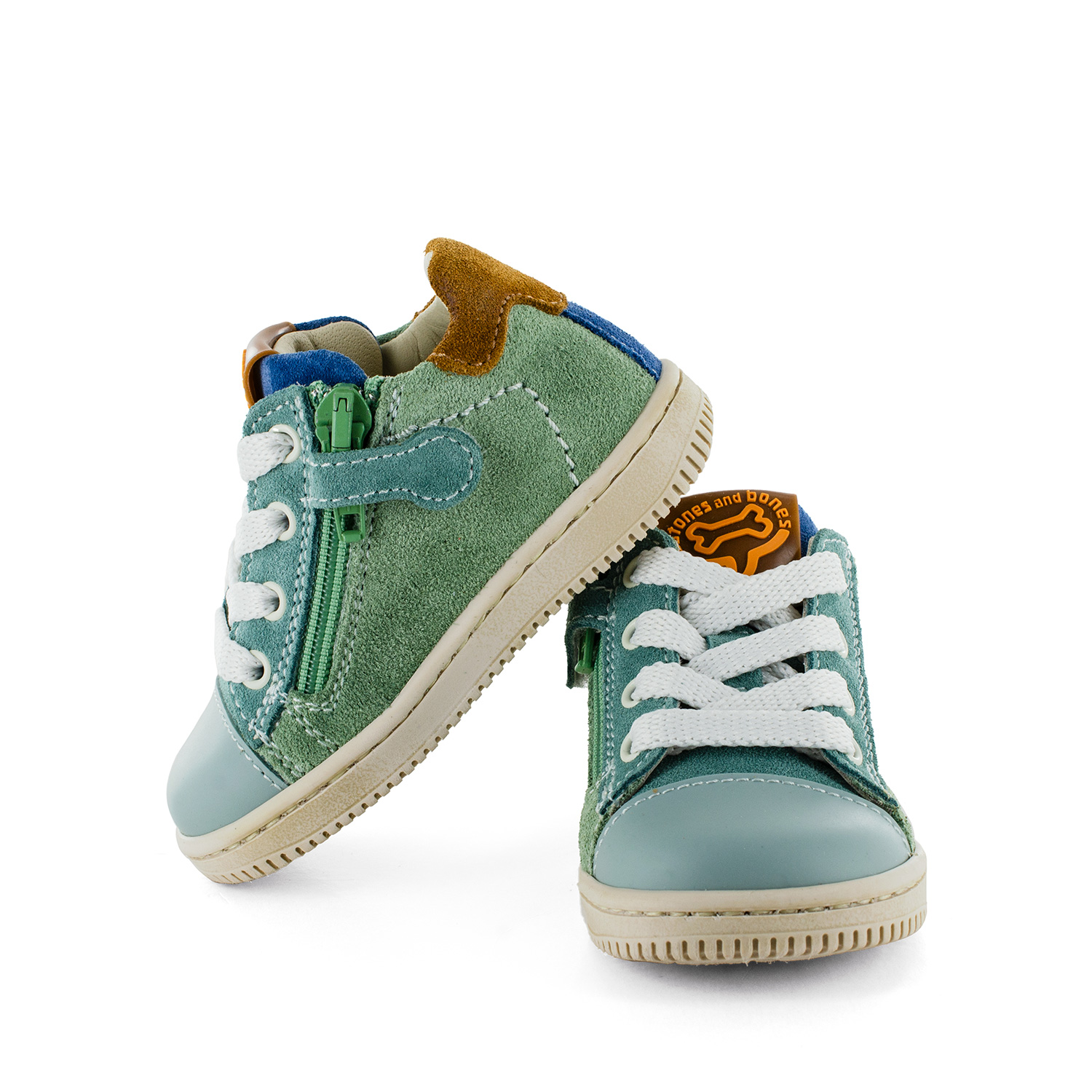 NEPO crs - calf teal + o.white