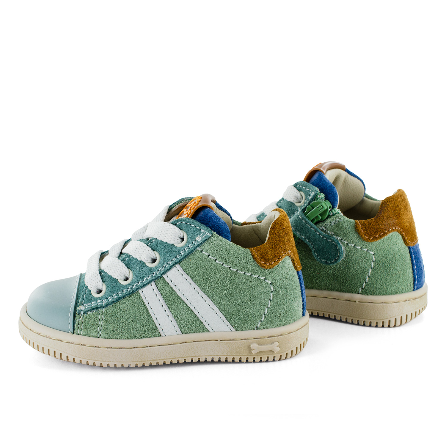 NEPO crs - calf teal + o.white
