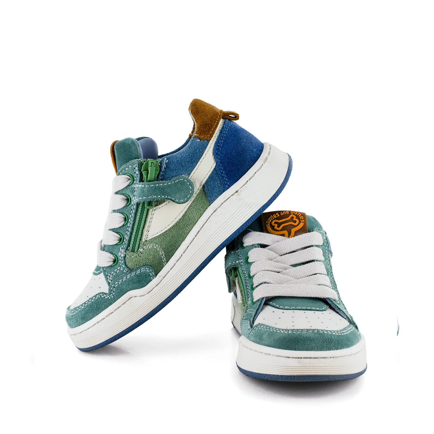 REVIN crs - calf teal + l.olive