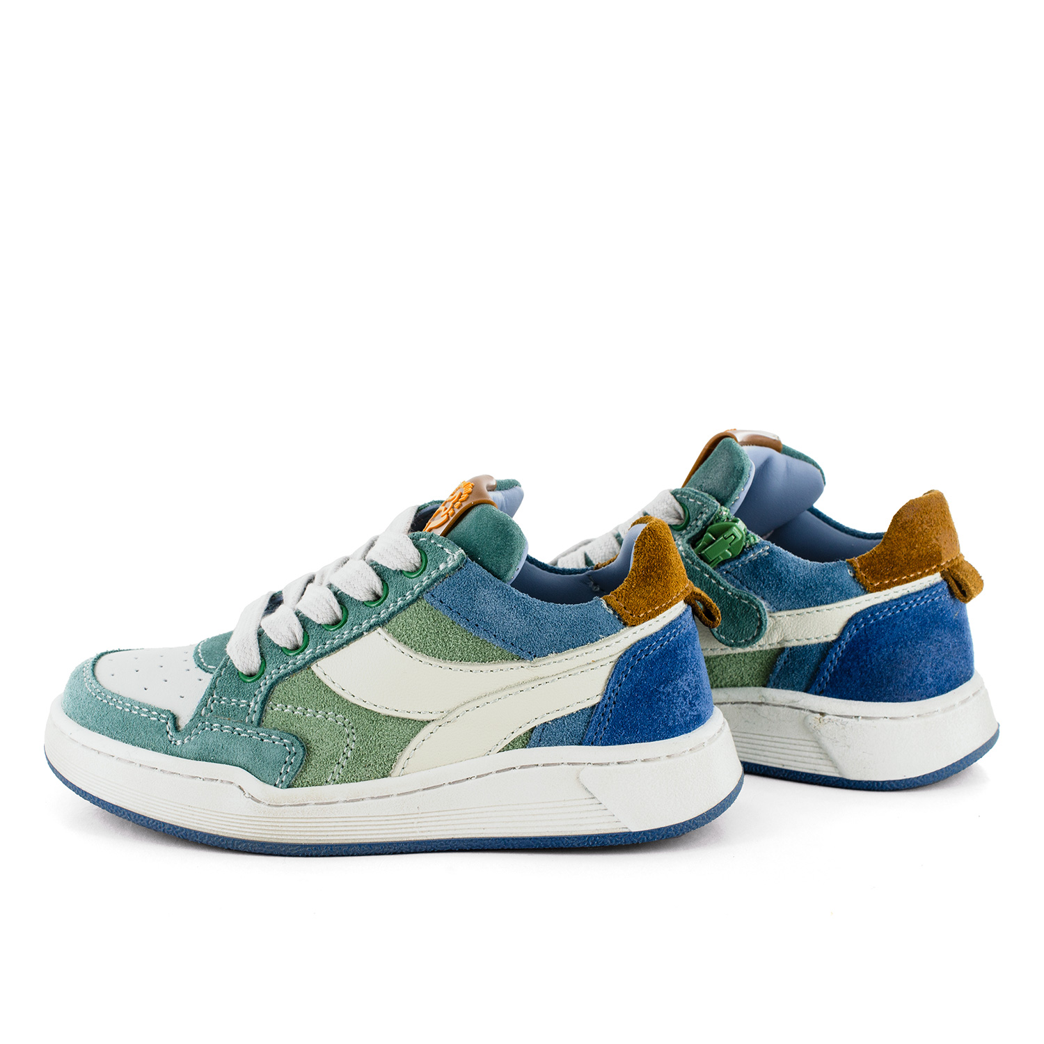 REVIN crs - calf teal + l.olive