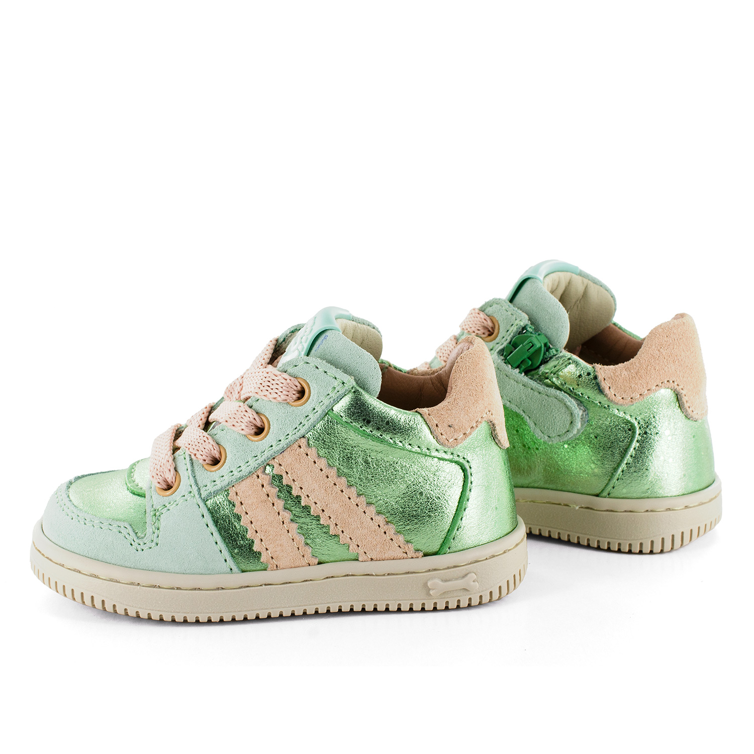 NELS crs - metal mint + nude