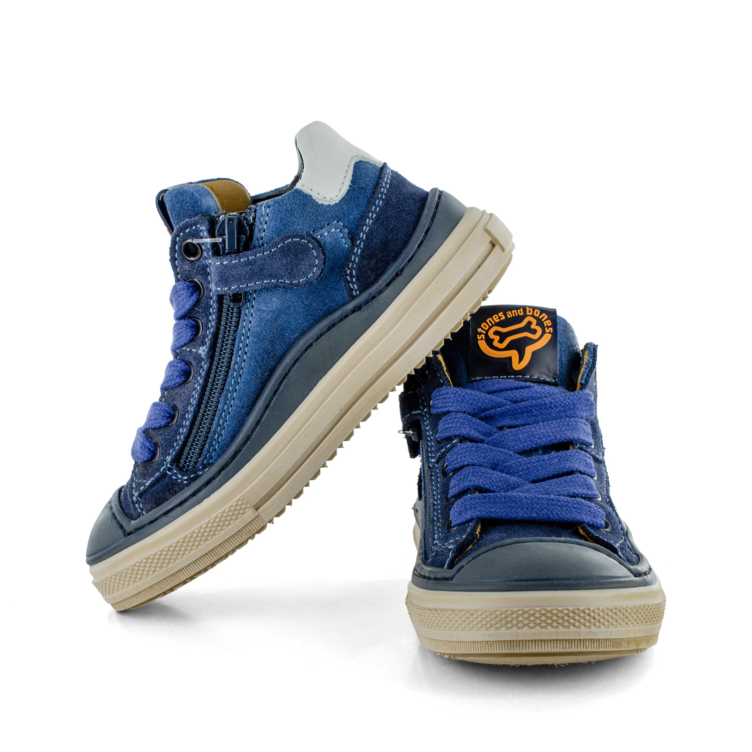 LOXED crs - calf d.blue + o.white