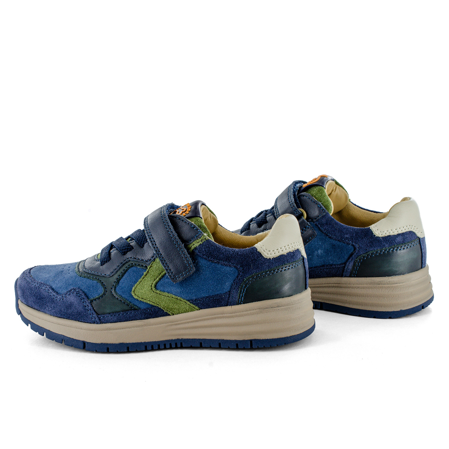 SKIER crs - calf d.blue + khaki