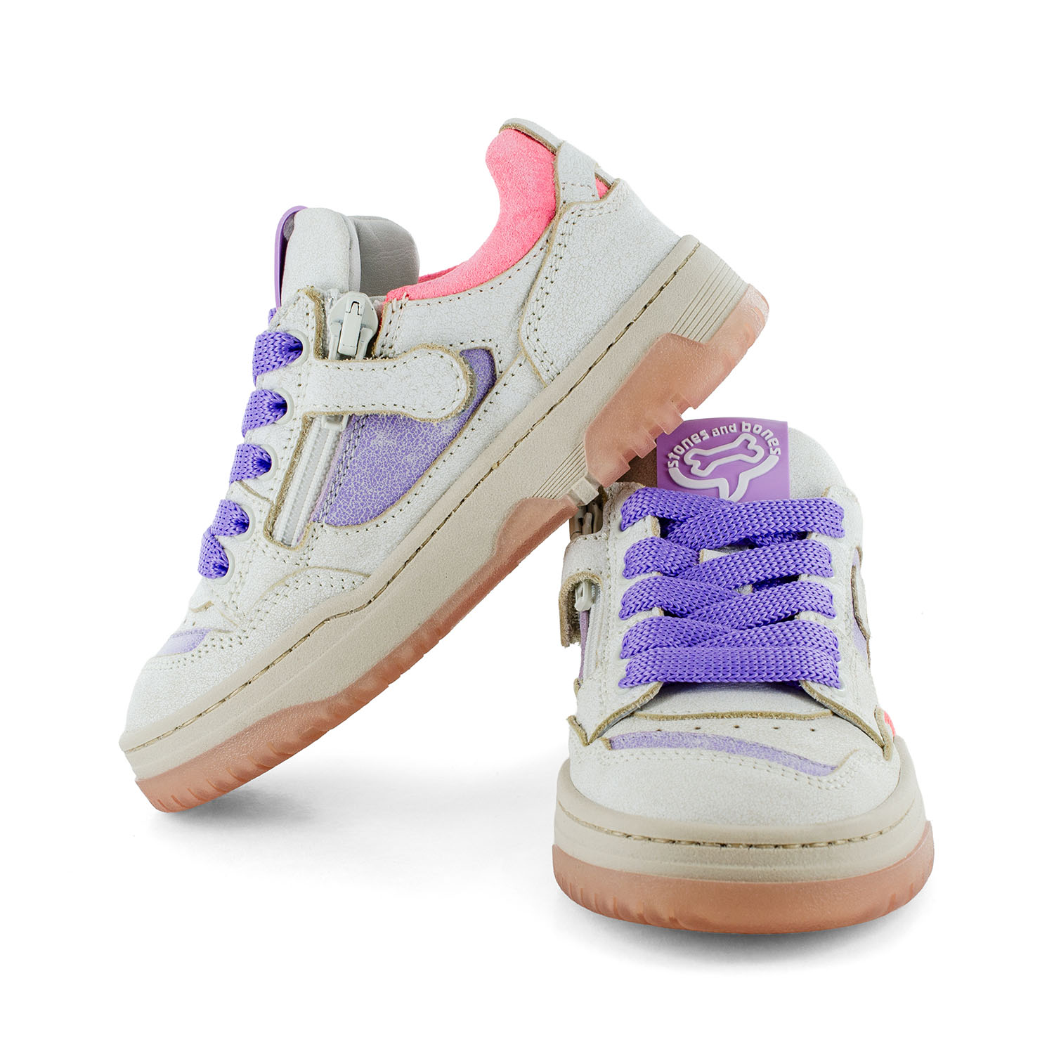 MACAN calf o.white + lilac