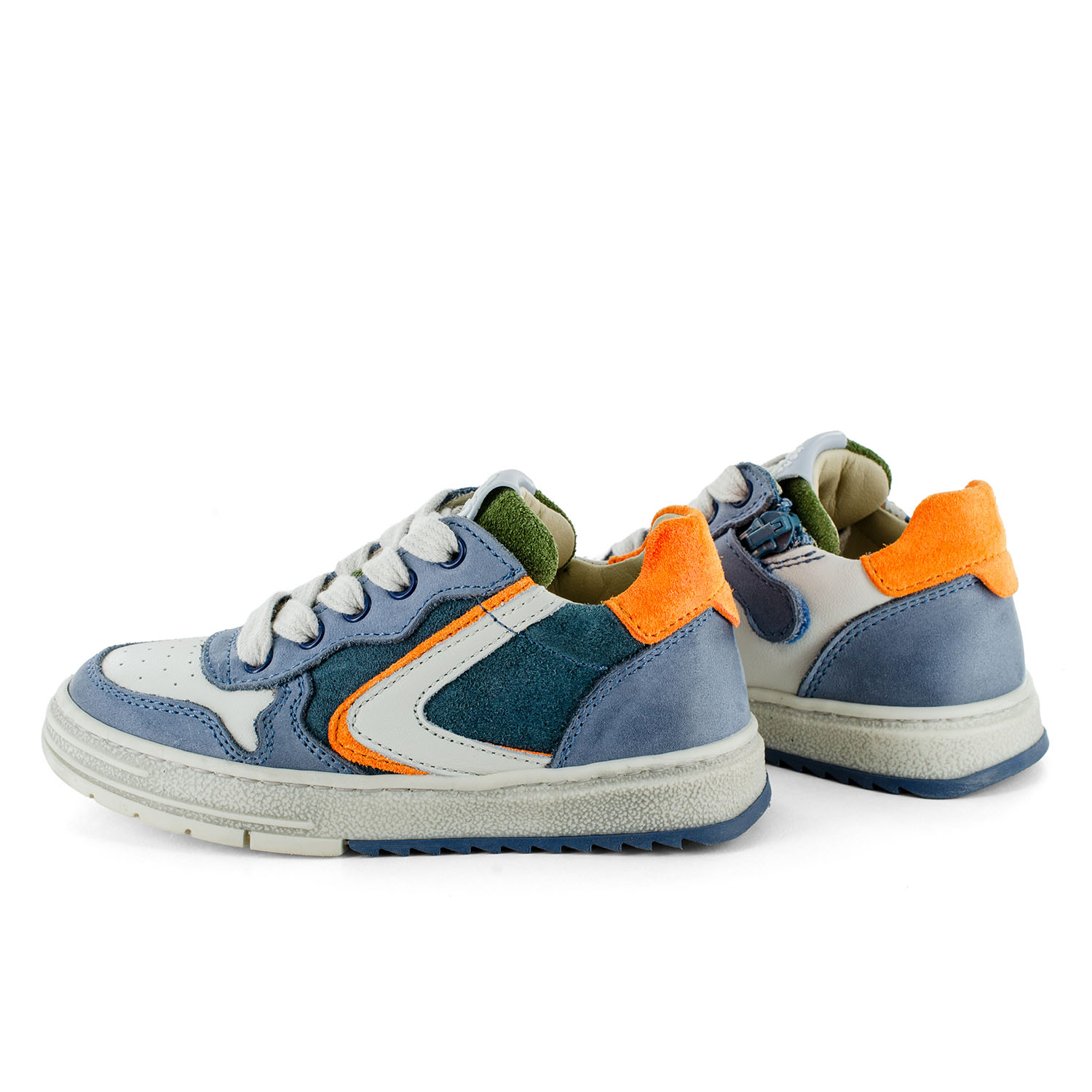 PARRY crs - calf jeans + orange fluo