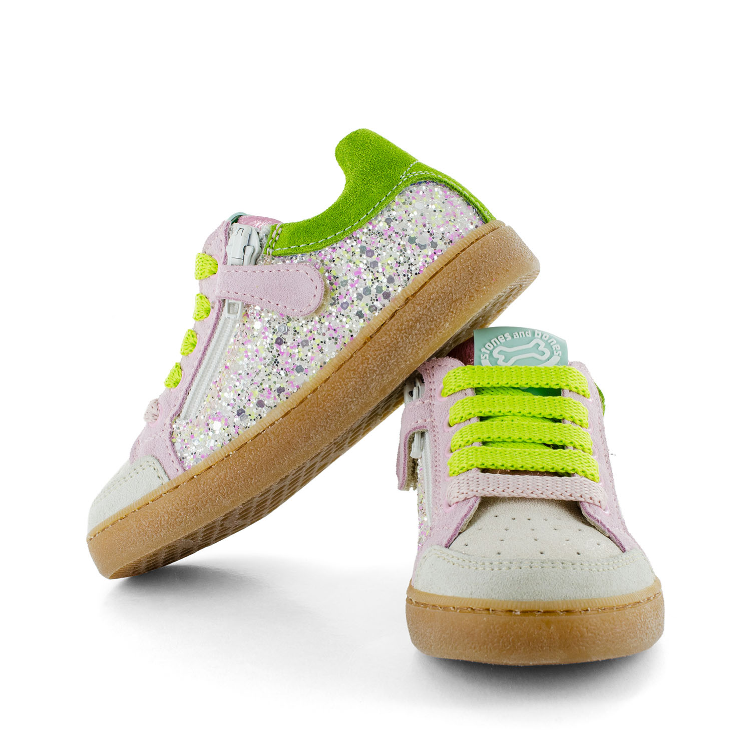 RAVID crs - glitter lime + l.rose