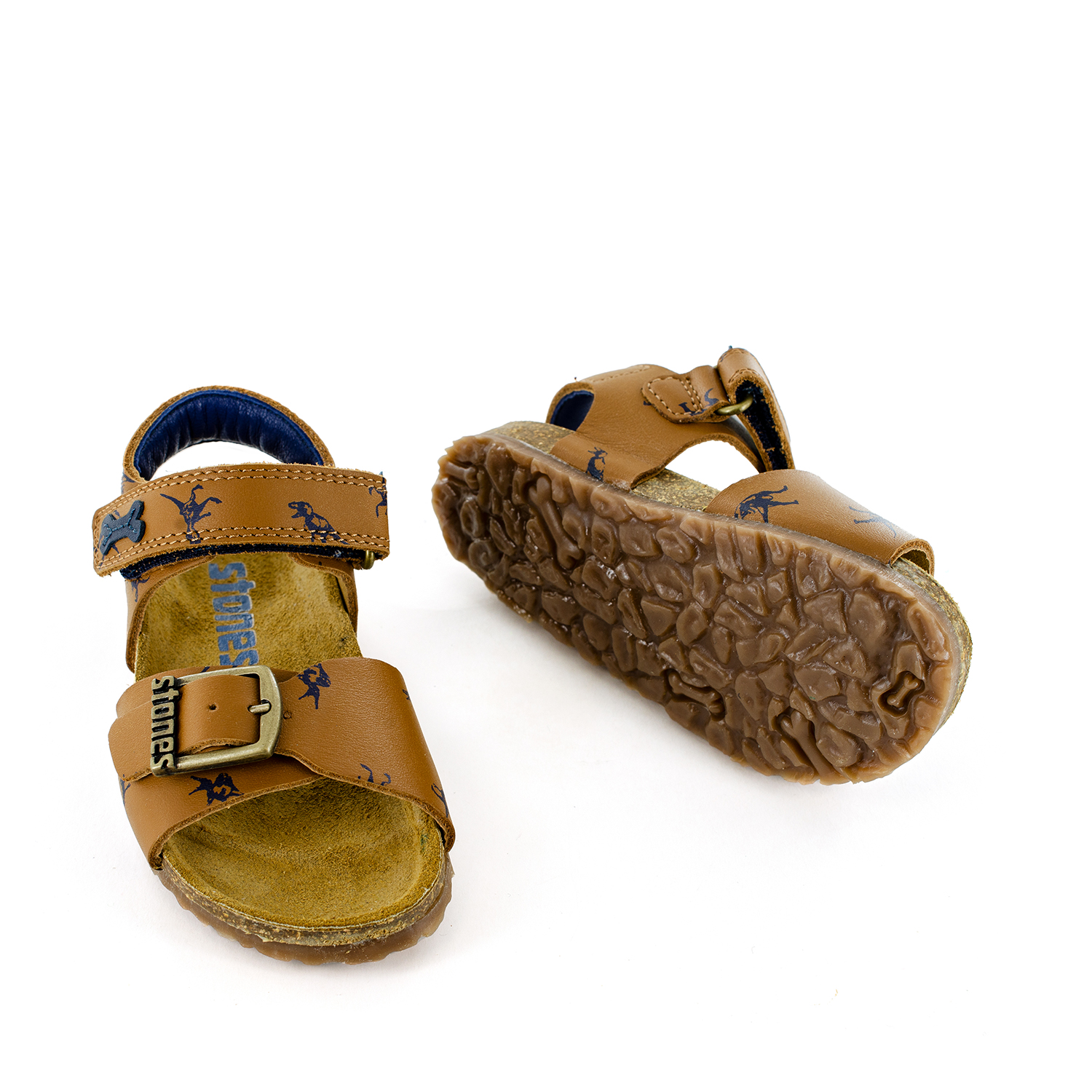 LOSTO calf cuoio + blue