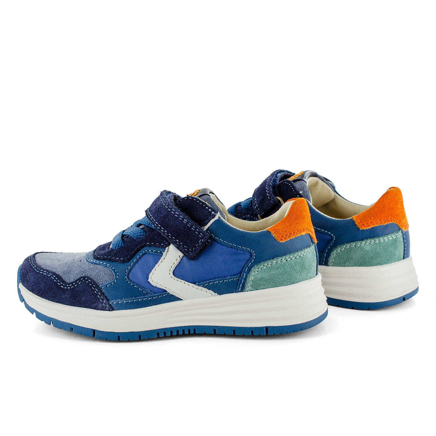 SKIER crs - calf navy + dolphin