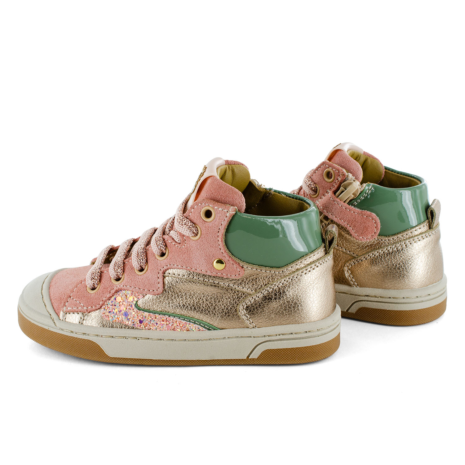 DALIS crs - metal nude + salmon