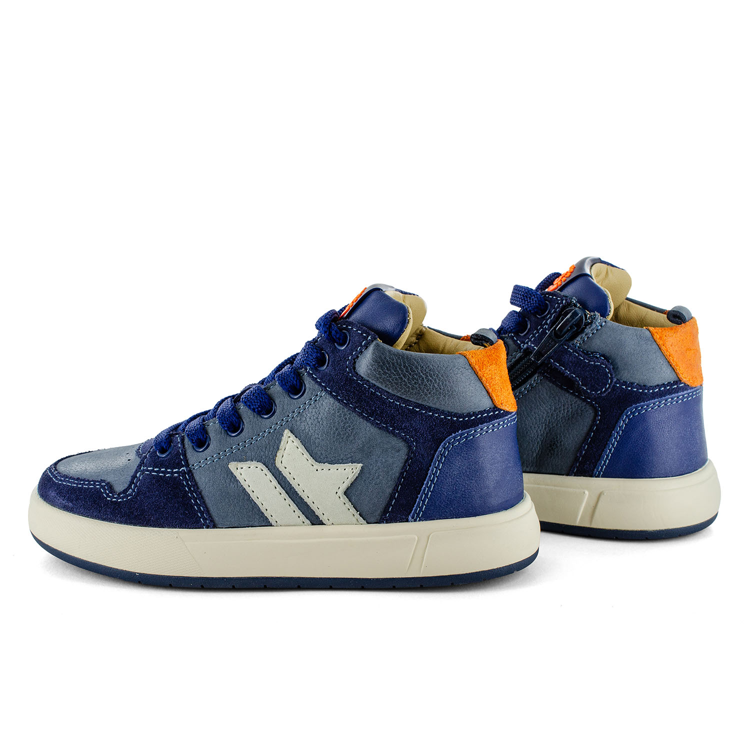 PANKY crs - nabuk jeans + navy