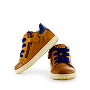 NEPO calf cognac + navy