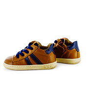 NEPO calf cognac + navy