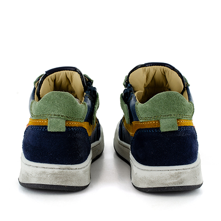 RIVET crs - calf navy + ocre