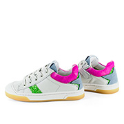 DOREY crs - calf o.white + fuchsia