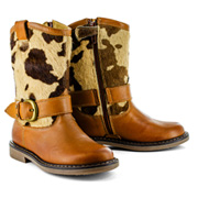 FADER calf - pony cuoio + natural