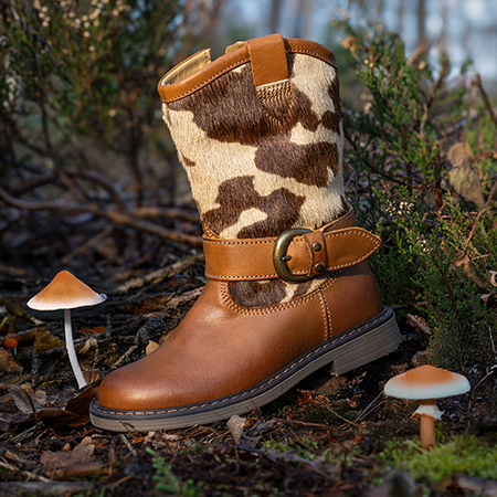 FADER calf - pony cuoio + natural