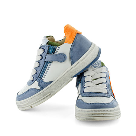 PARRY crs - calf jeans + orange fluo