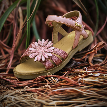 MALOU glitter - metal salmon