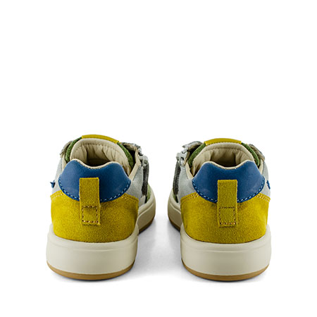 PLUMY crs - calf o.white + khaki