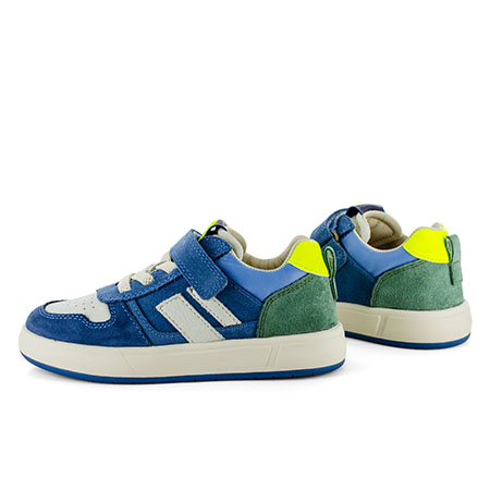PACER crs - calf denim + emerald