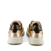 PEPIN metal - textile salmon + cream