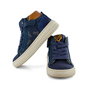 MOISE nabuk d.blue + cuoio