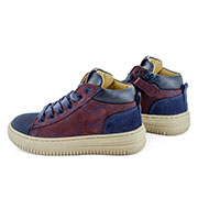 MOISE nabuk bordo + navy