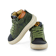 MOISE nabuk khaki + cuoio