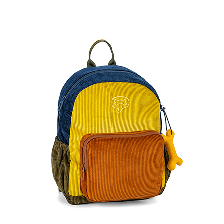 Ash - Corduroy indigo + cognac