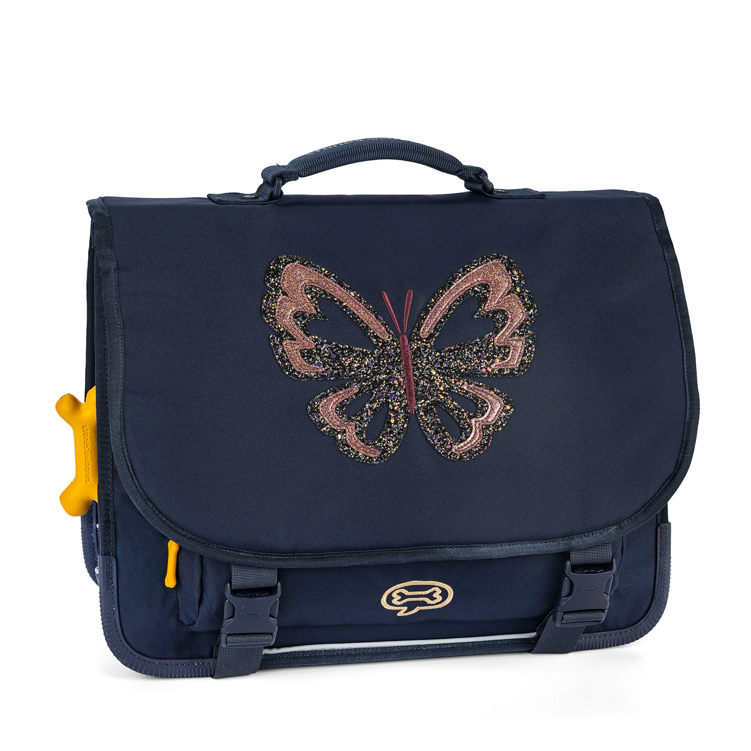 Cedar - GLITTER BUTTERFLY navy