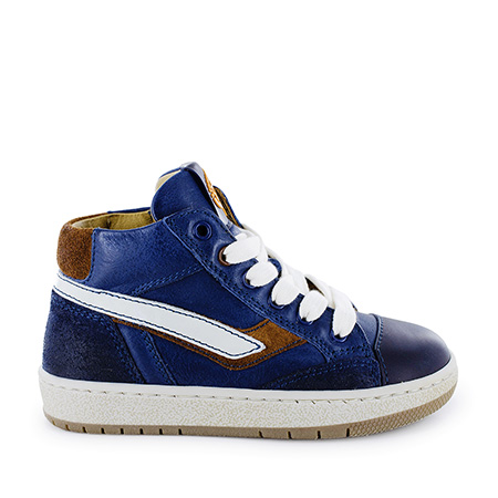 COLAS calf navy + brandy