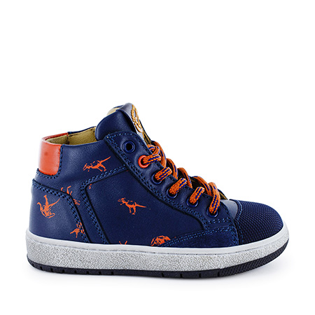 LICON calf navy + brick