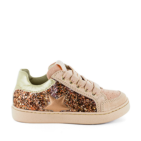 RAVID crs - glitter nude + salmon