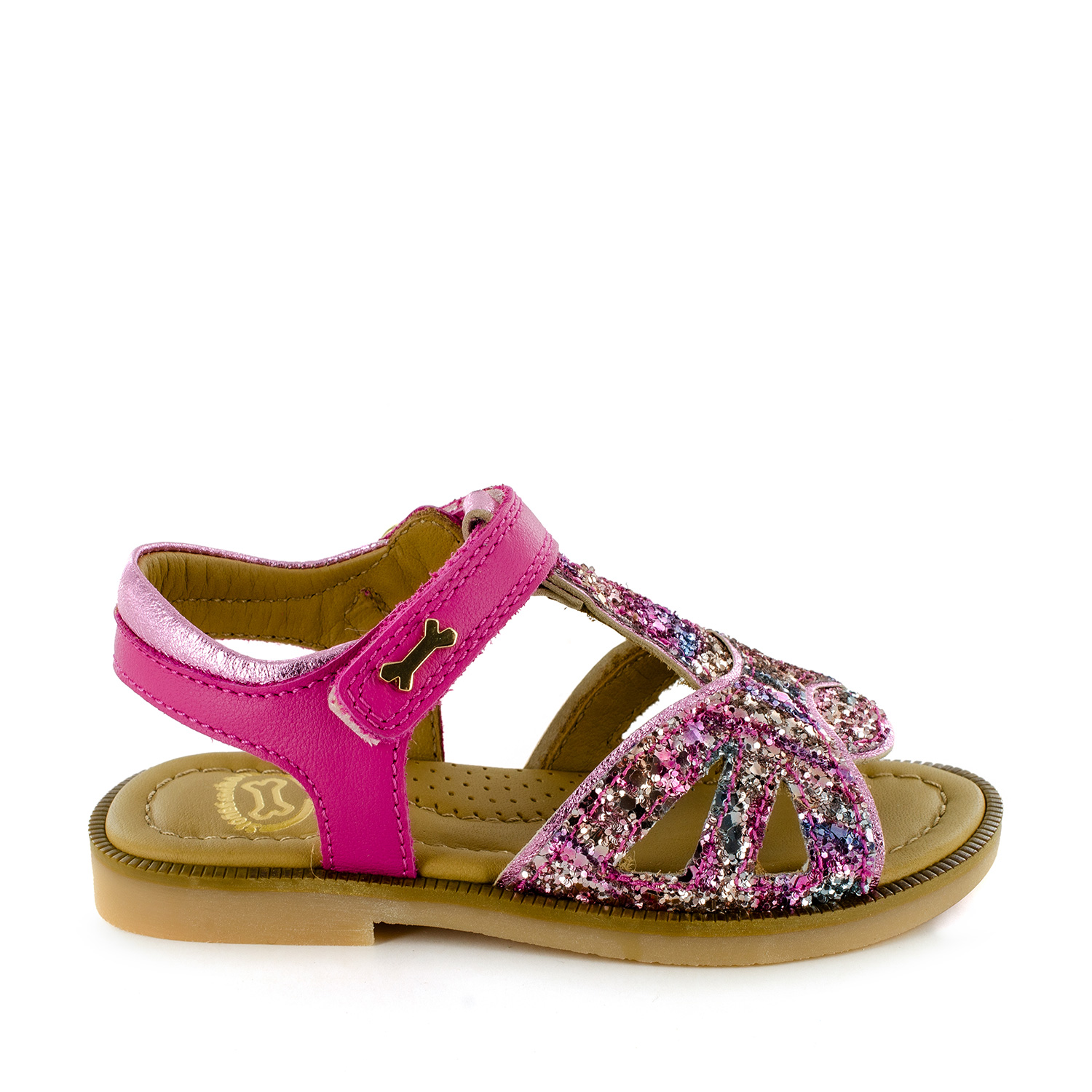 MEALY glitter - calf fuchsia