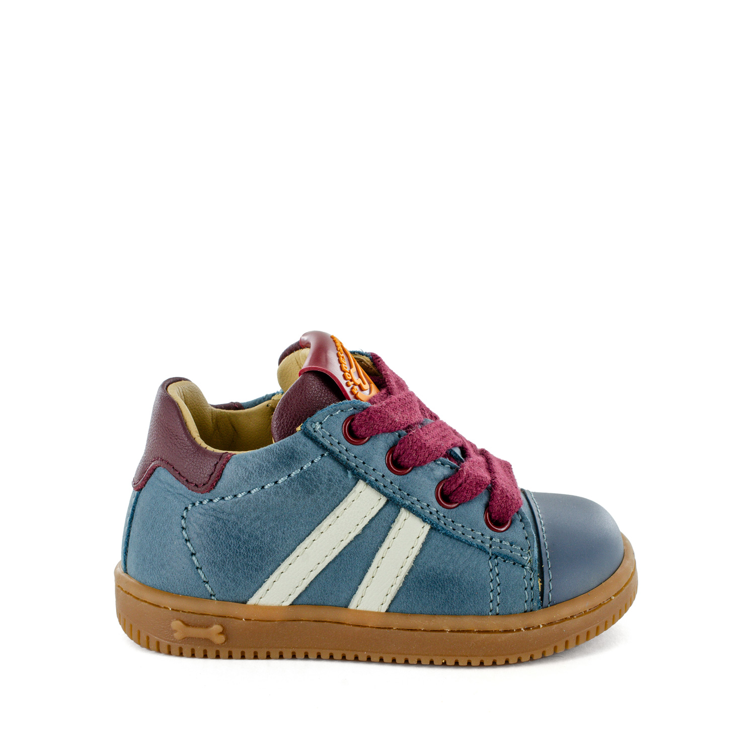 NEPO calf denim + bordo