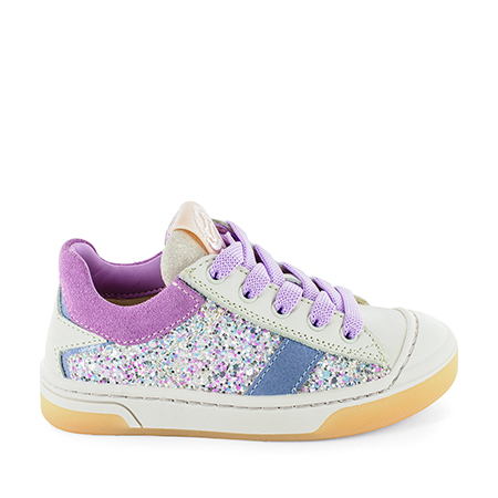 DOREY calf - glitter lilac + ivor