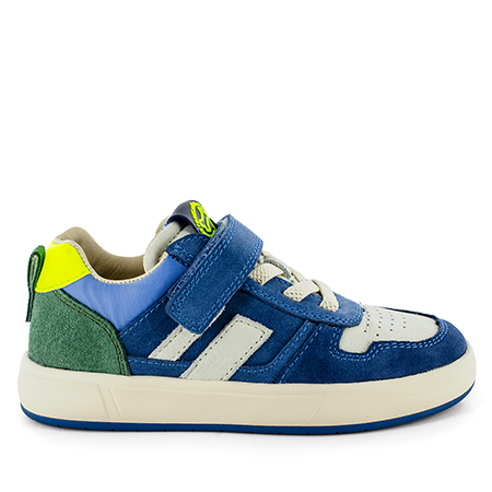 PACER crs - calf denim + emerald