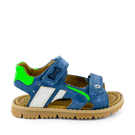 LINUS calf blue + green fluo