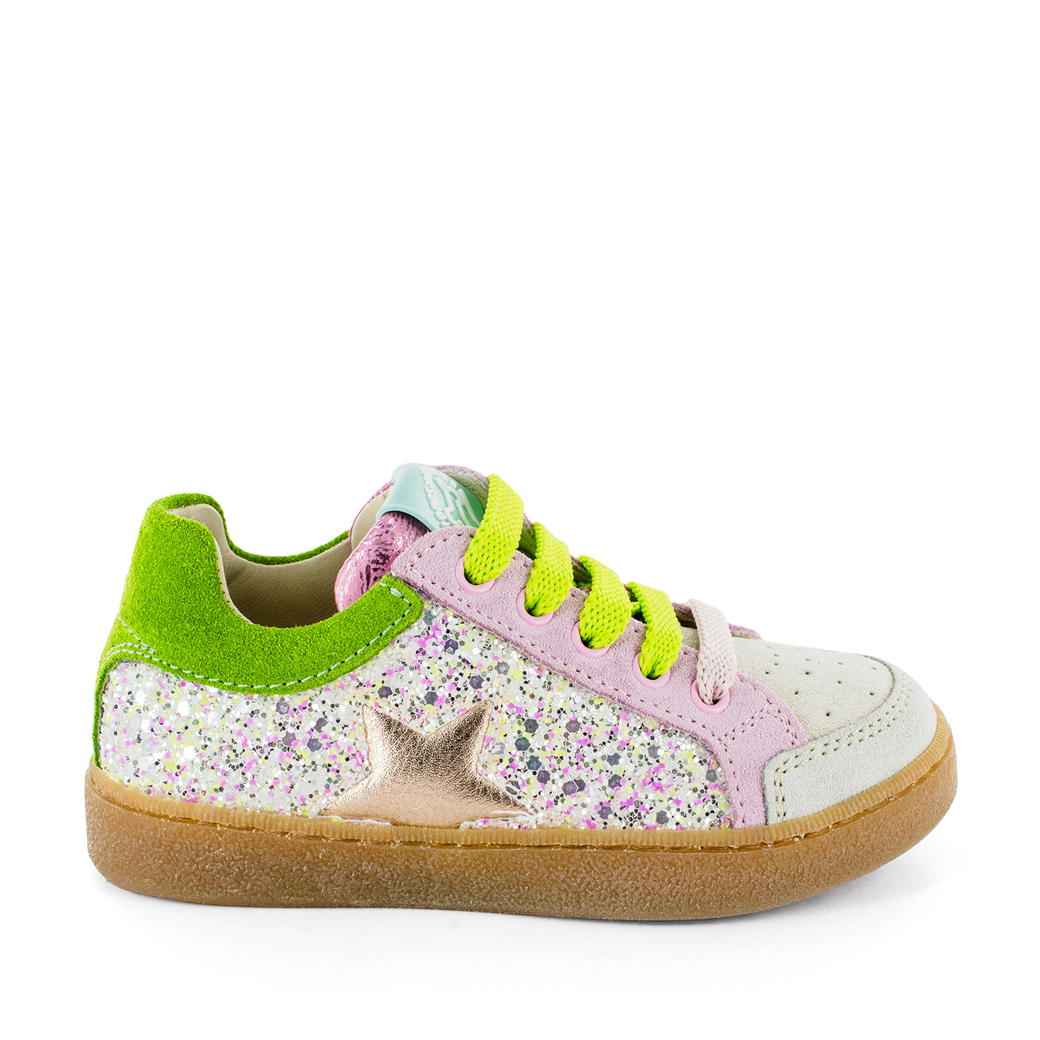 RAVID crs - glitter lime + l.rose