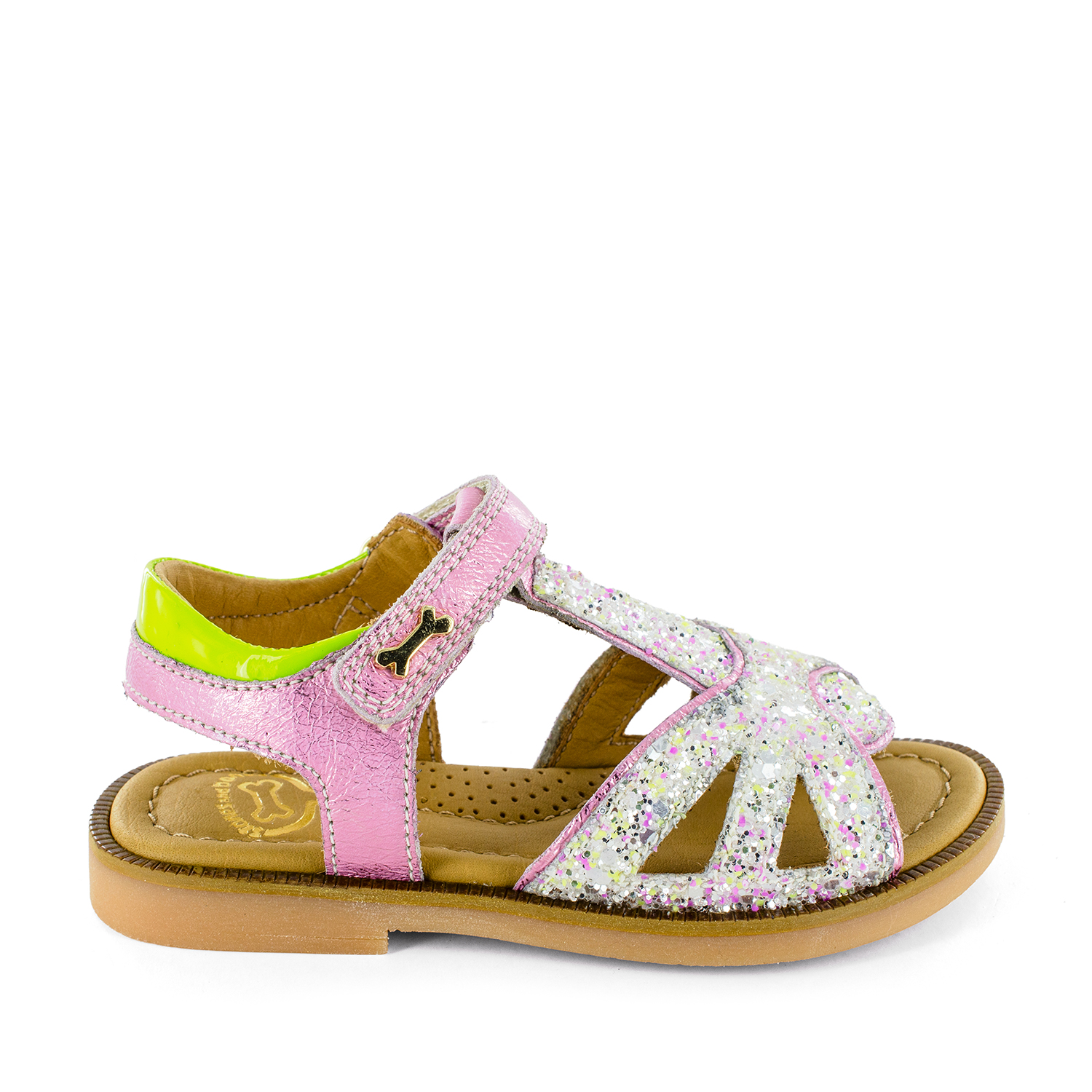 MEALY glitter - metal lime + l.rose