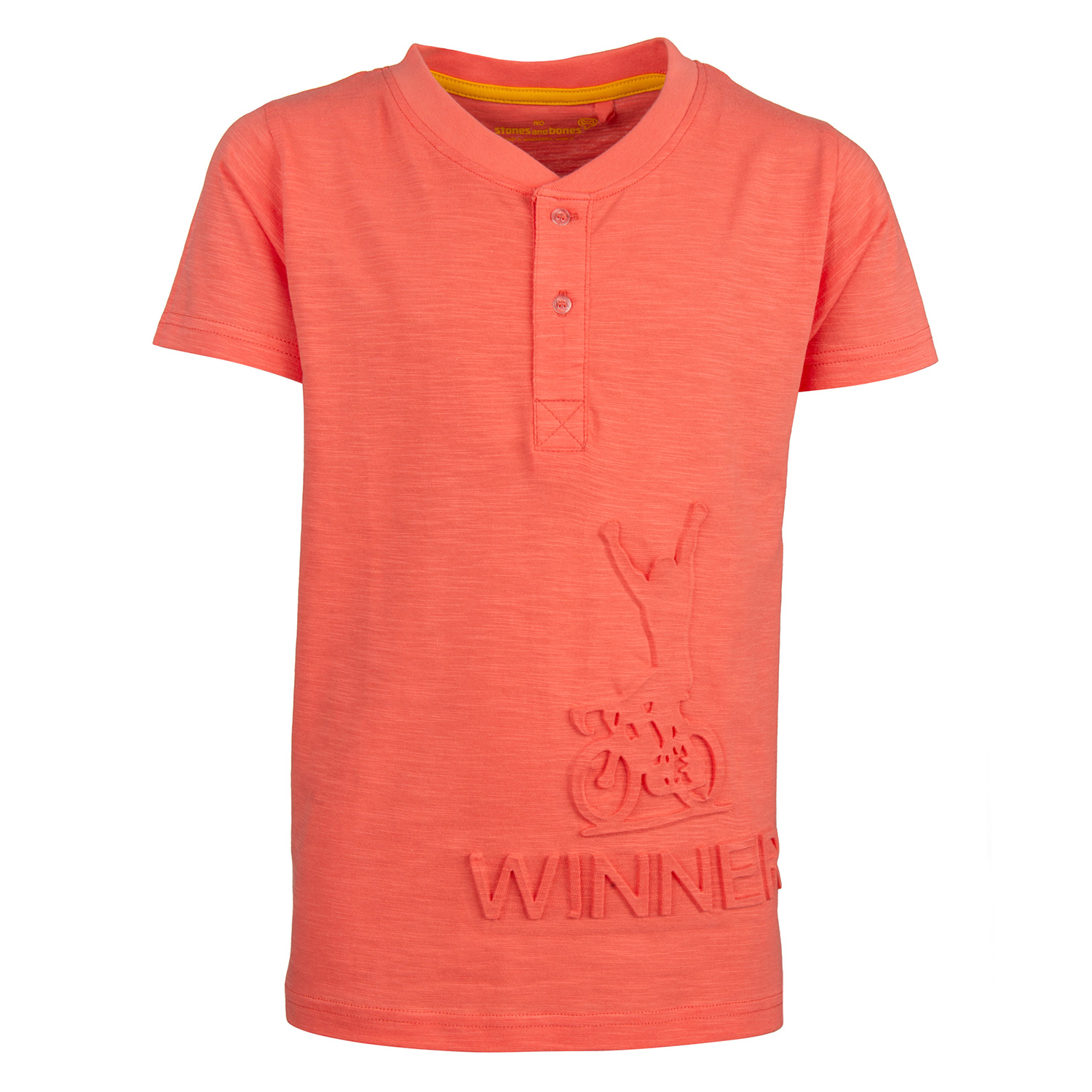 Henley - WINNER coral pink